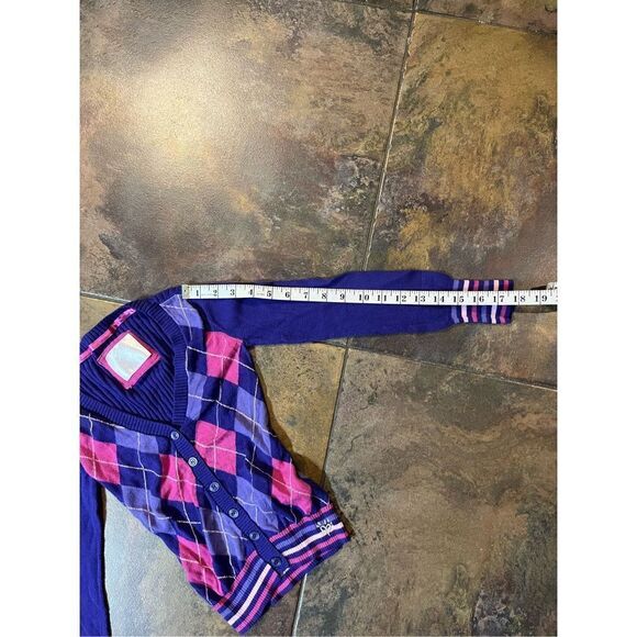 Justice Girls Button Up Cardigan Size 6 - Picture 2 of 8